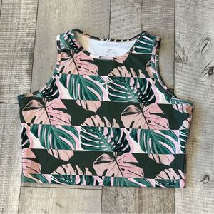 Nike Dri-Fit Tropical Print Cropped Tank